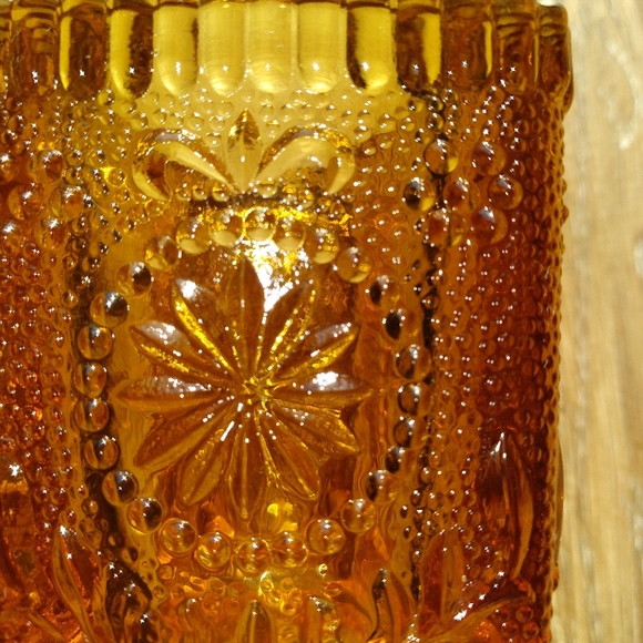 EAPG Amber glass toothpick vintage - Picture 3 of 7